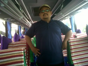 Omjay di Kereta Argo Bromo Surabaya